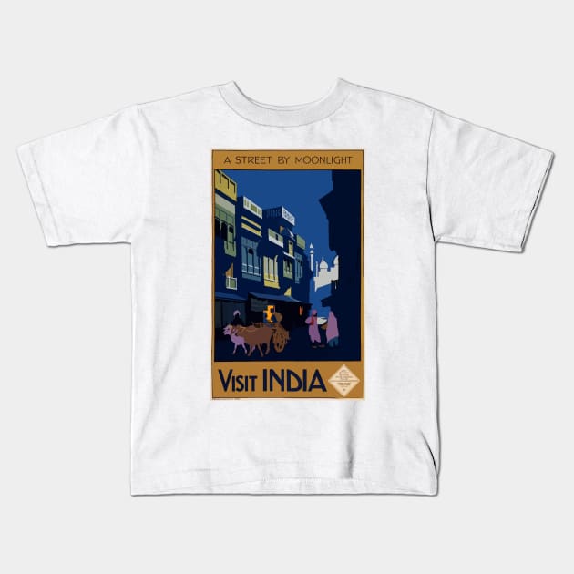 Visit India Kids T-Shirt by Yaelledark